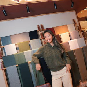 La Plagne 이중구조 집업 니트