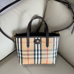 BURBERRY 더블페이스 미니 토트백