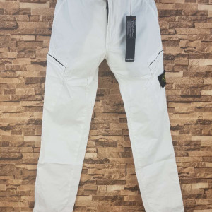 화이트 카고 팬츠